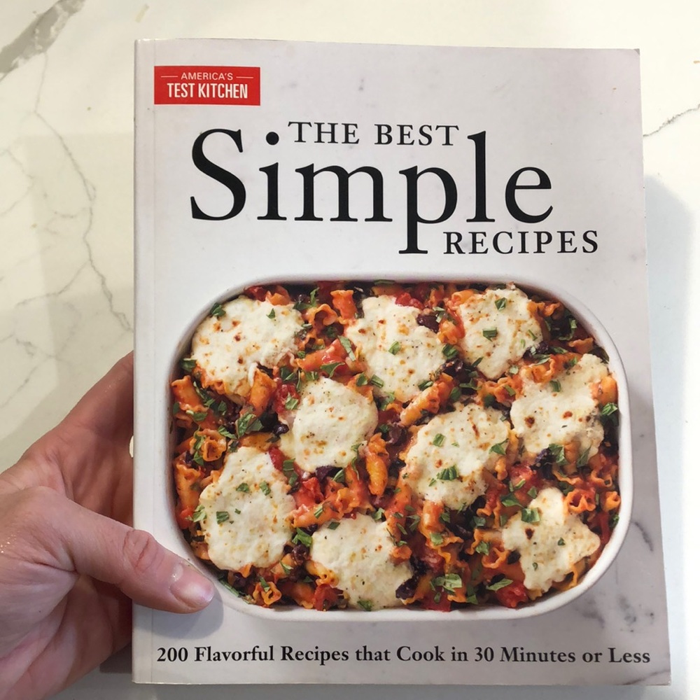 30min Simple Meals cookbook by America’s Test Kitchen